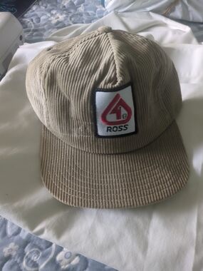 Taupe Corduroy Cap with Ross Patch
